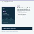 SFG Rest The Rest and Recovery Routine digital workbook and routine-planning pages.